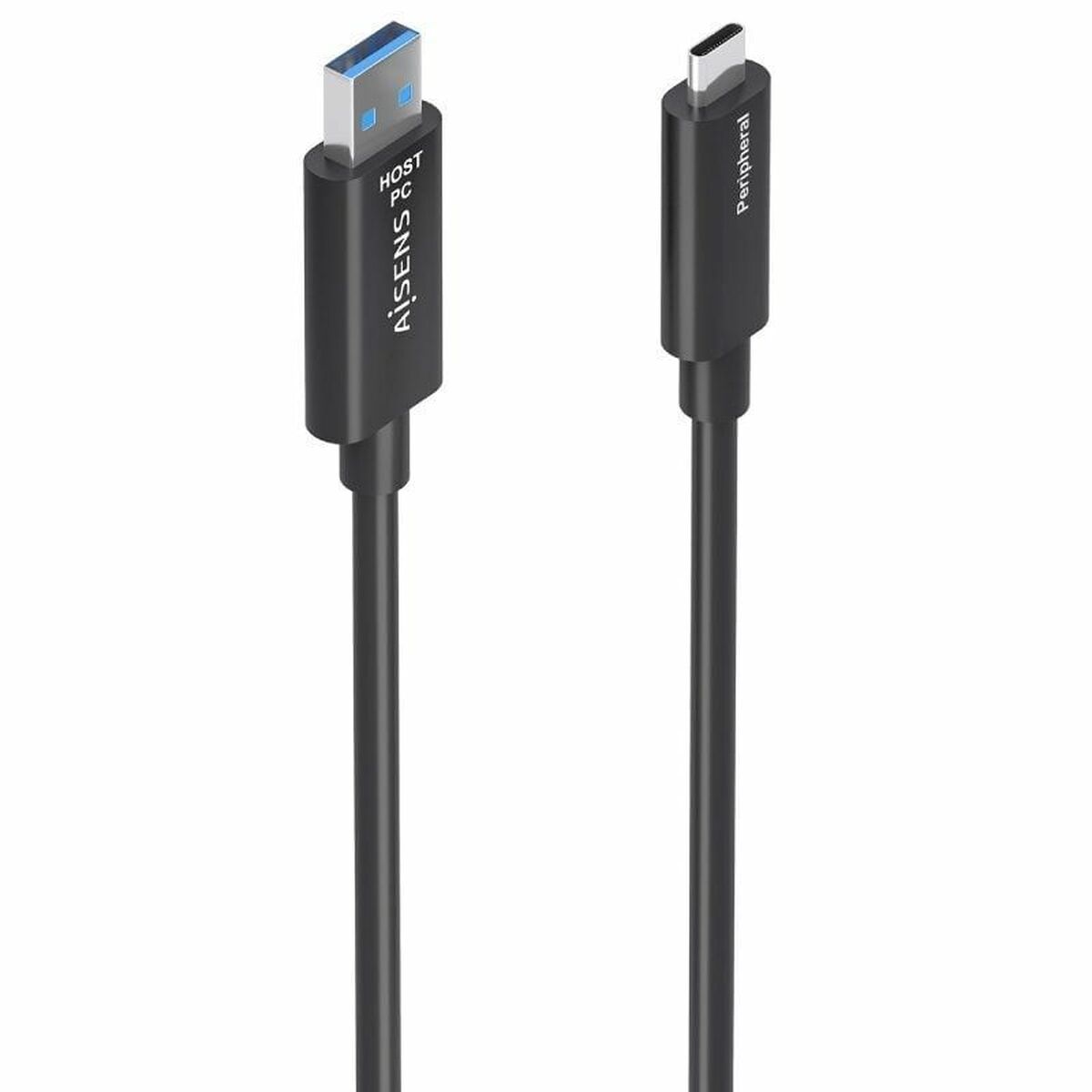 USB-kabel Aisens A157-0926 Svart - 3