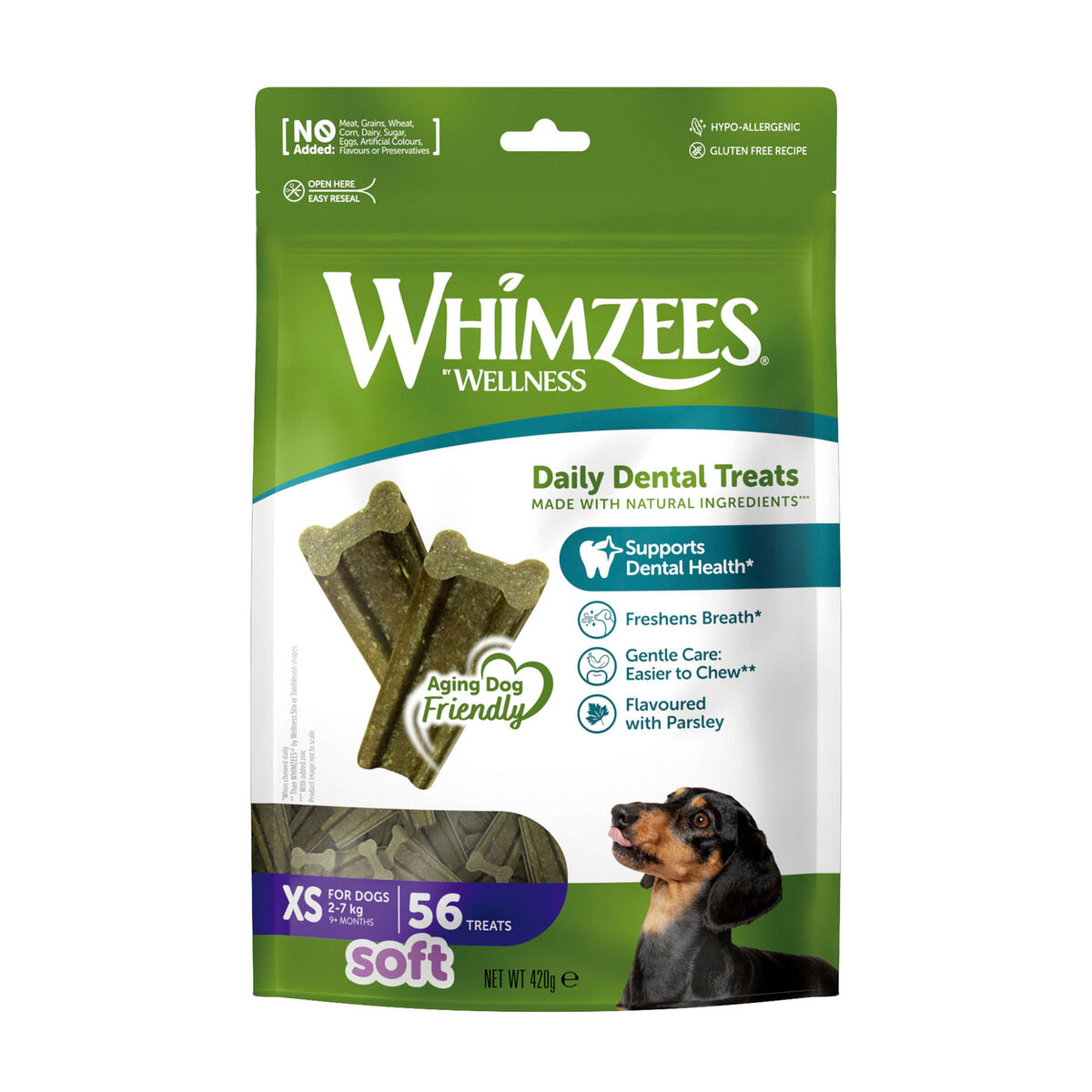 Hundgodis Whimzees 56 Delar - 2