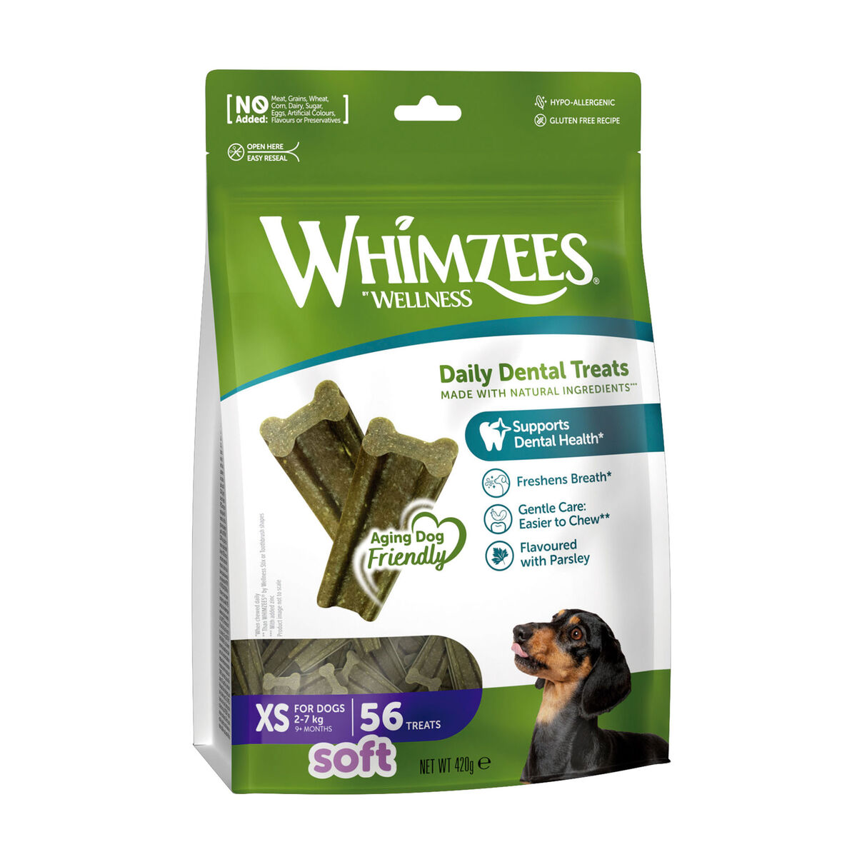 Hundgodis Whimzees 56 Delar - 3