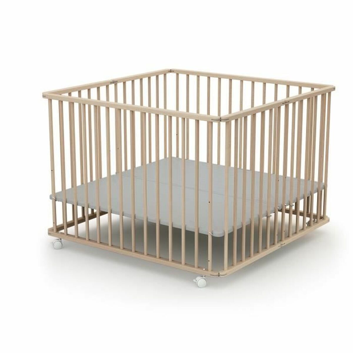 Lekplats WEBABY 100 x 100 cm Beige - 3