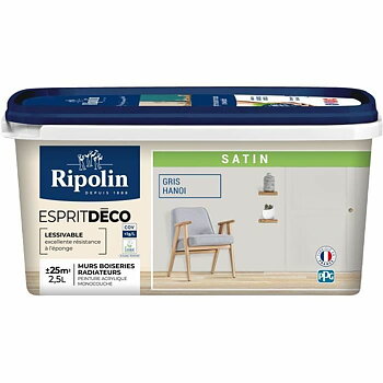 Akrylfärg Ripolin Mörkgrå 250 ml