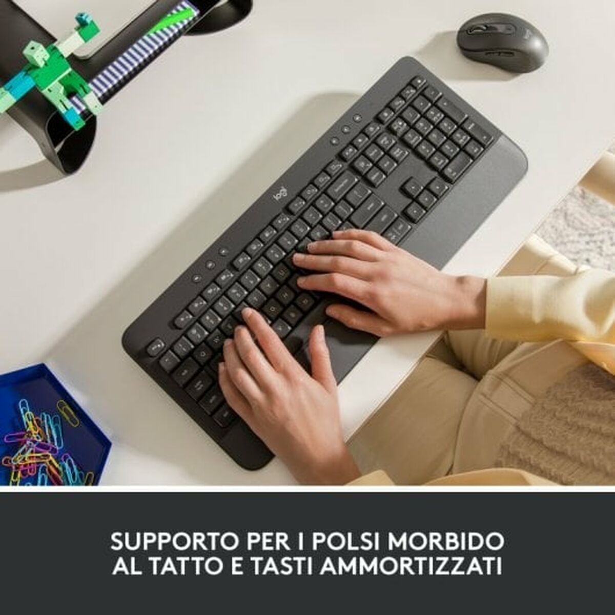 Tangentbord Logitech 920-010915 Svart QWERTY - 3