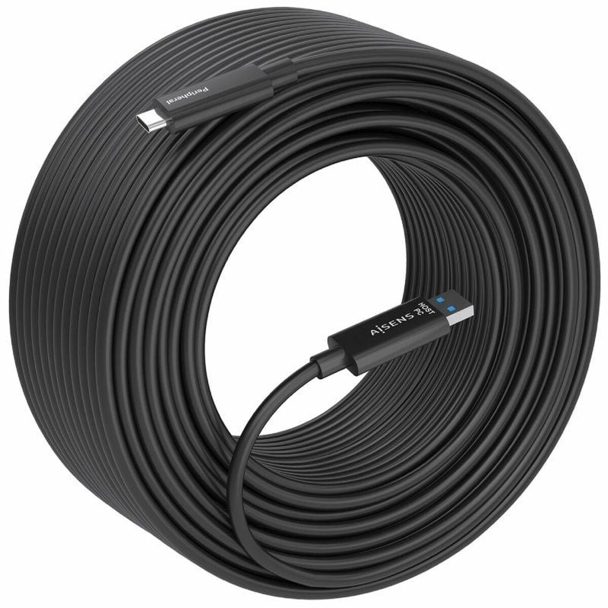 USB-kabel Aisens A157-0927 Svart - 2