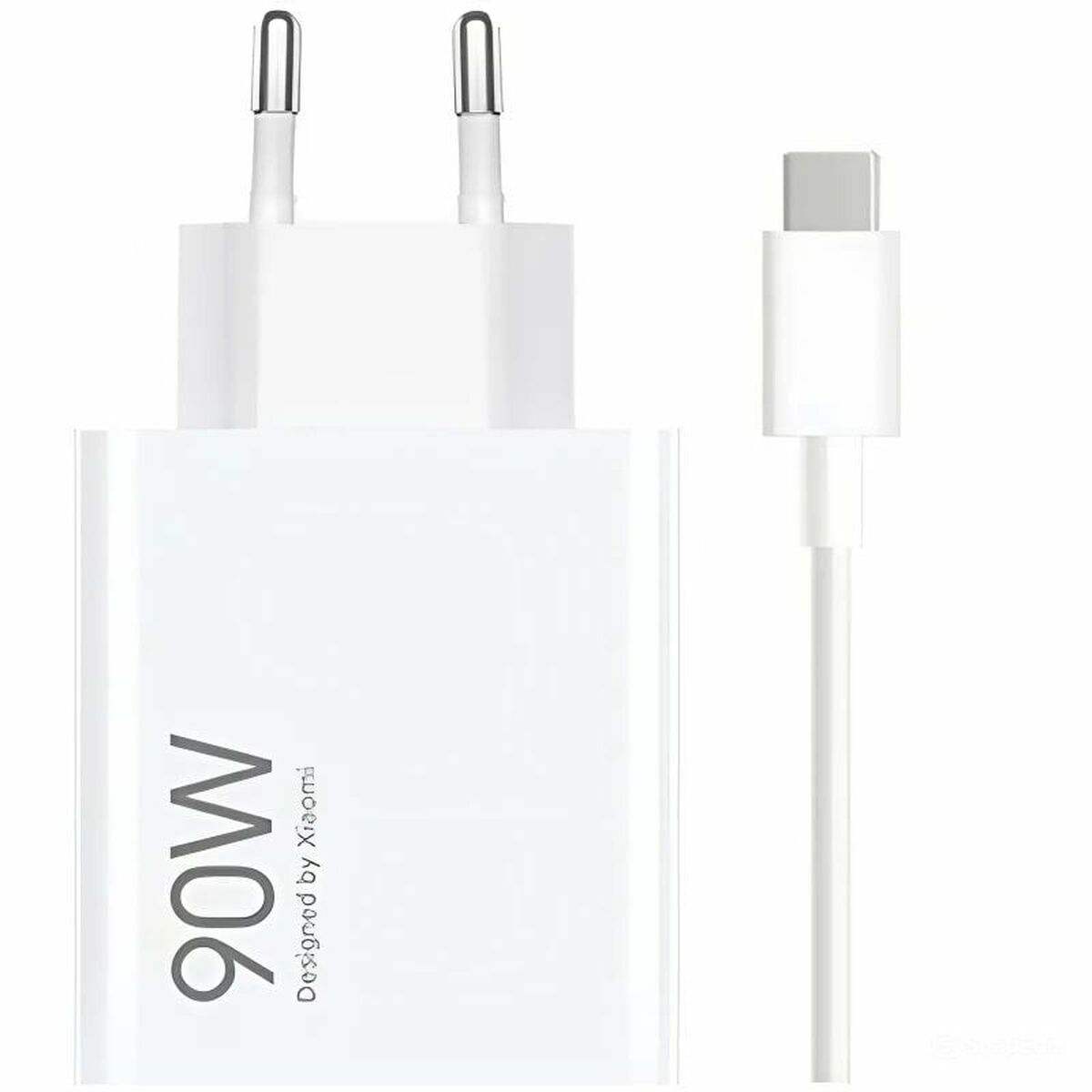 Väggladdare + USB A till USB-C Kabel Xiaomi 90W HYPC COM USBA 90 W Vit