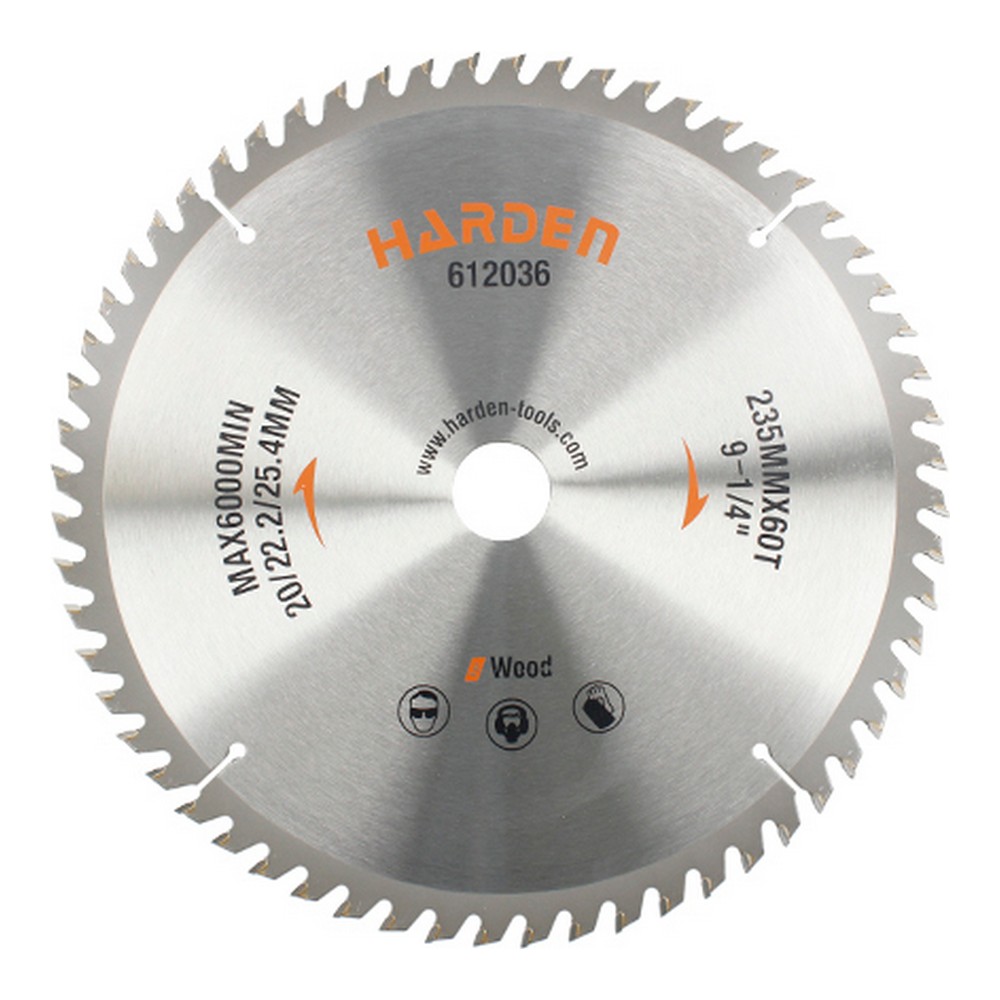 Skärskiva Harden Trä Ø 235 x 25,4 mm