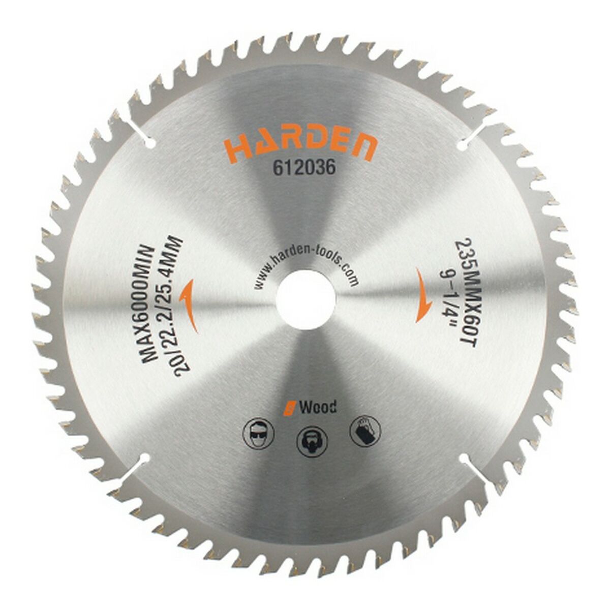 Skärskiva Harden Trä Ø 235 x 25,4 mm - 3