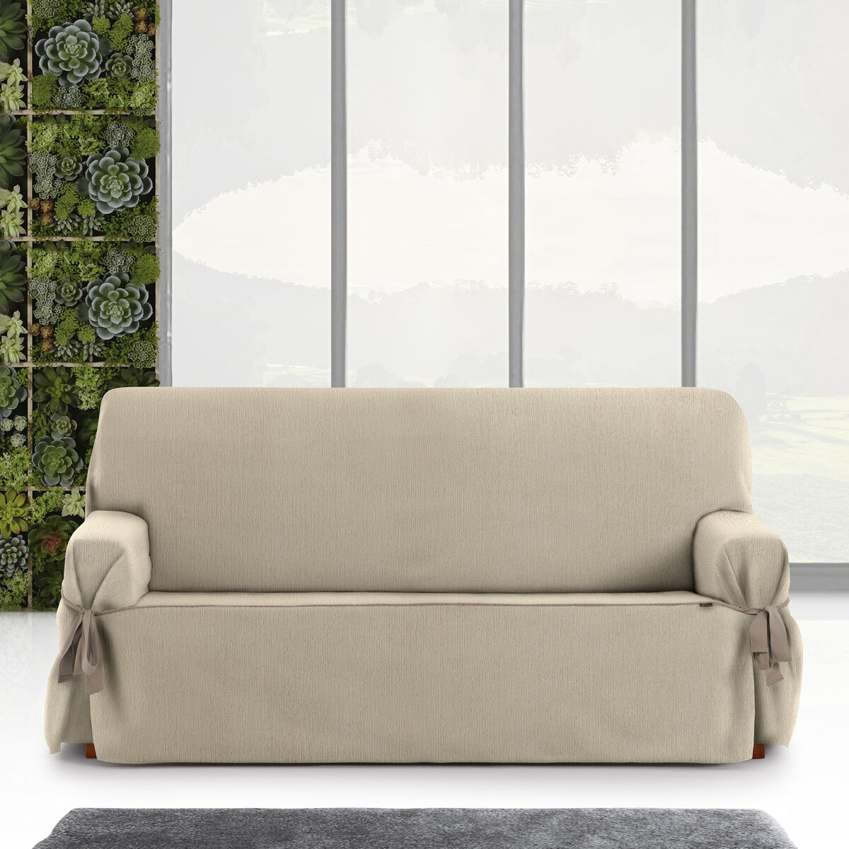 Sofföverdrag Eysa MID Beige 100 x 110 x 230 cm - 9