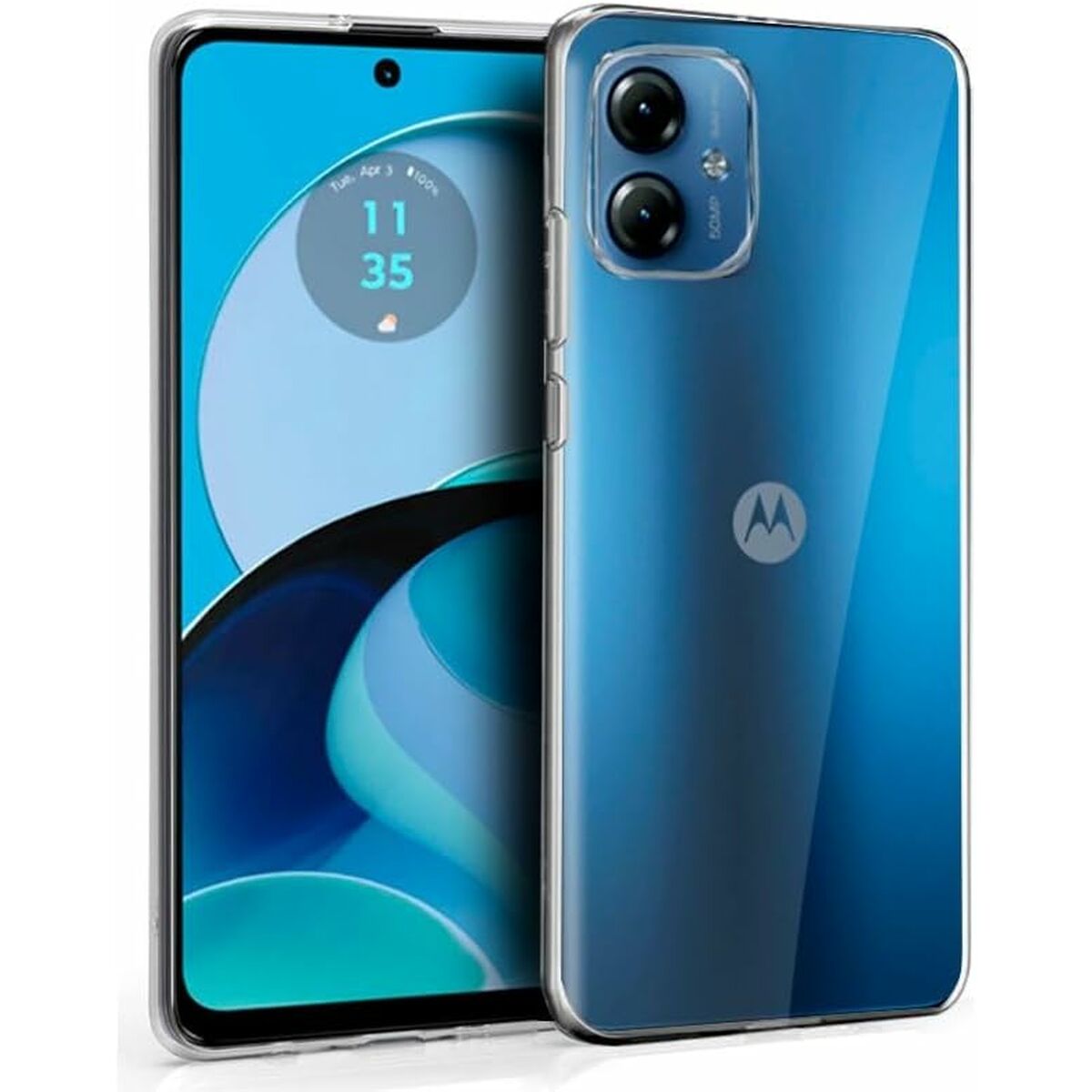 Mobilfodral Cool Moto G14 Transparent Motorola