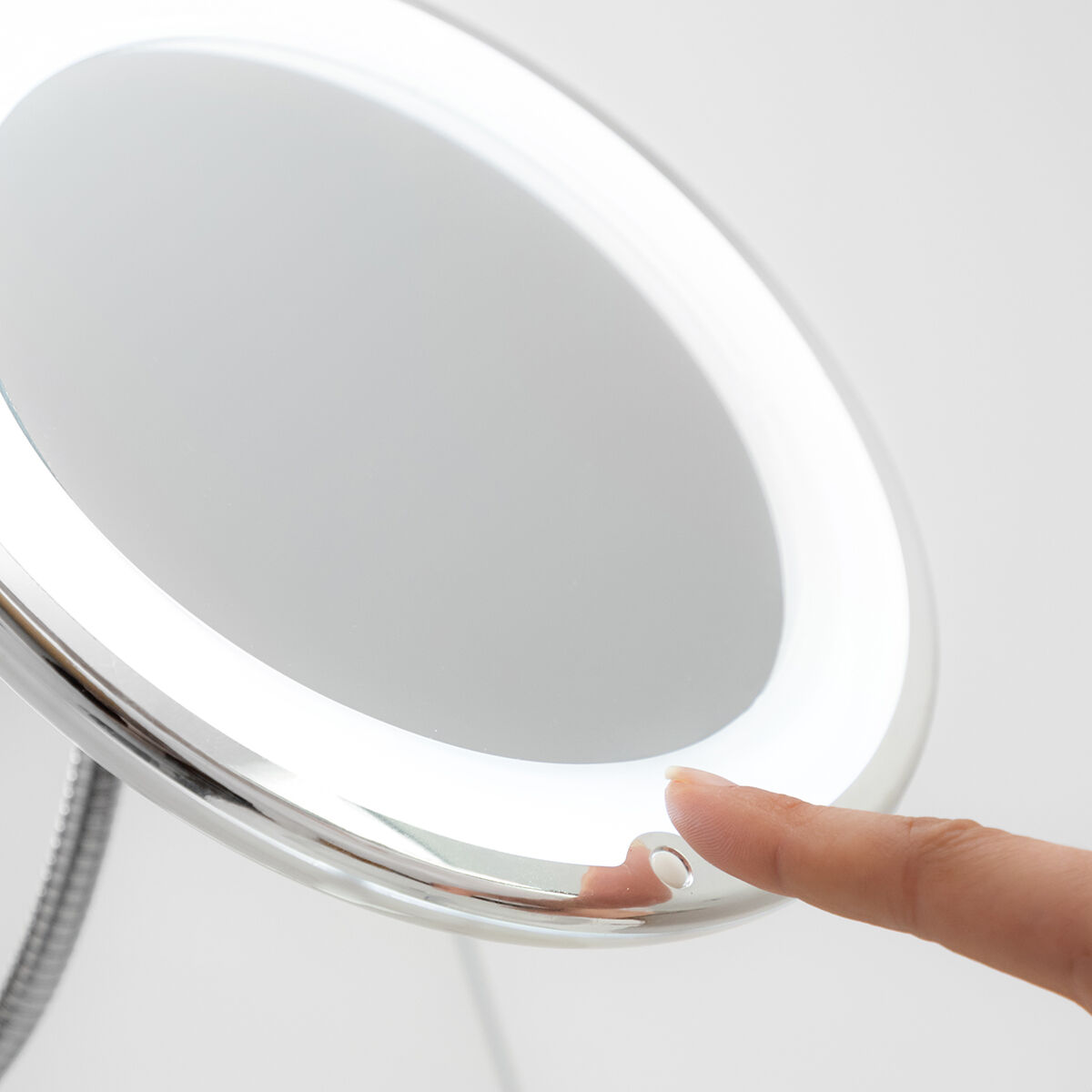 Förstoringsspegel med LED, rörlig arm och sugpropp Mizoom InnovaGoods - 4