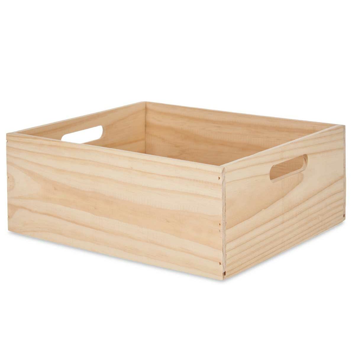 Dekorationslåda Gift Decor Naturell Furu furuträ (4 antal) - 6