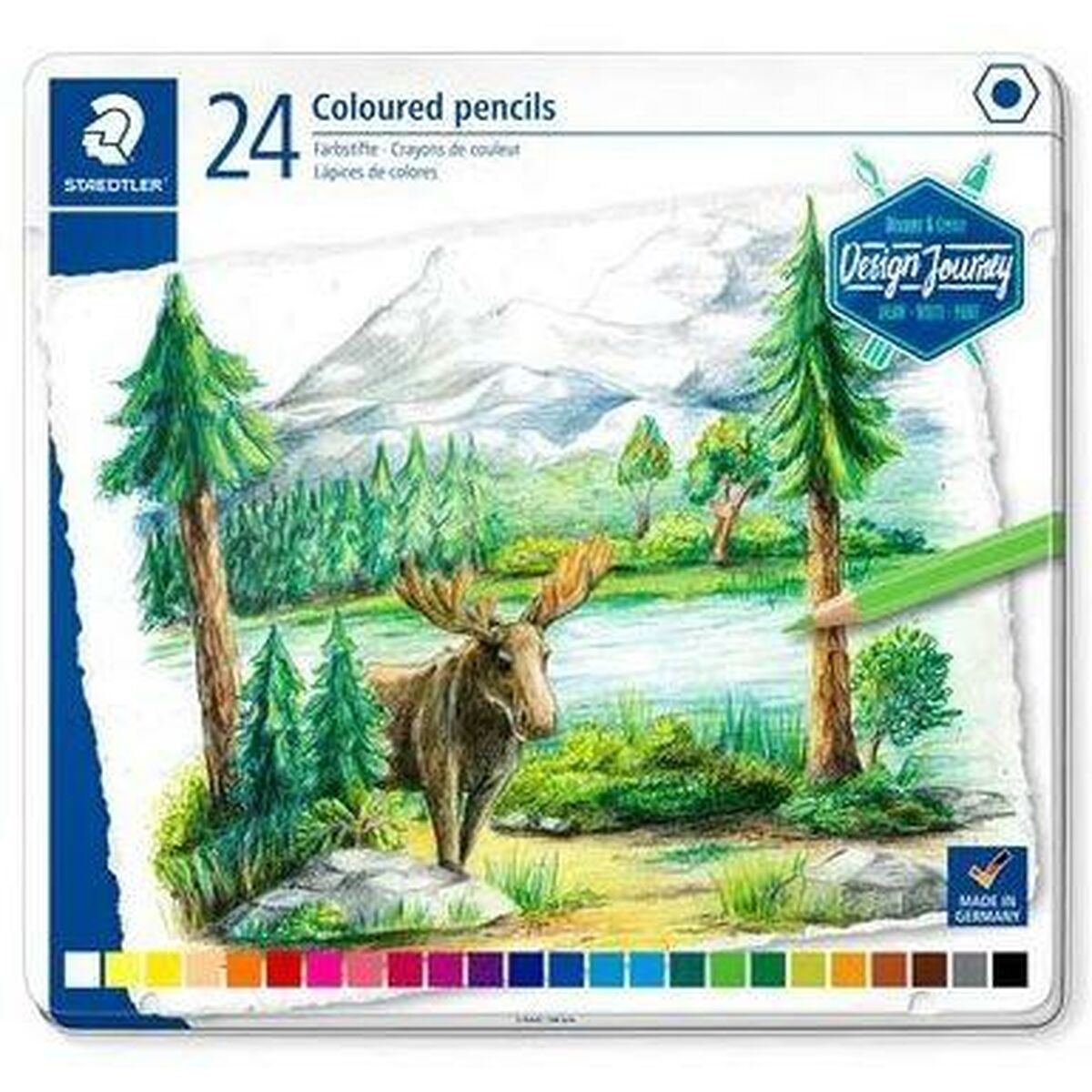 Färgpennor Staedtler Design Journey 24 Delar Multicolour
