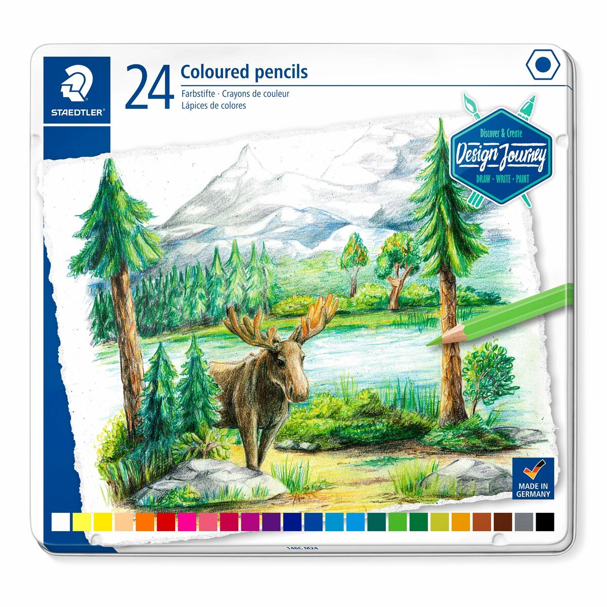 Färgpennor Staedtler Design Journey 24 Delar Multicolour - 2