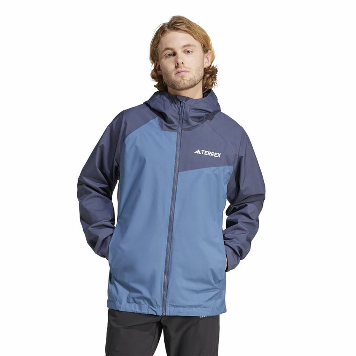 Träningsjacka Herr Adidas Multi 2L Rain Blå - 2