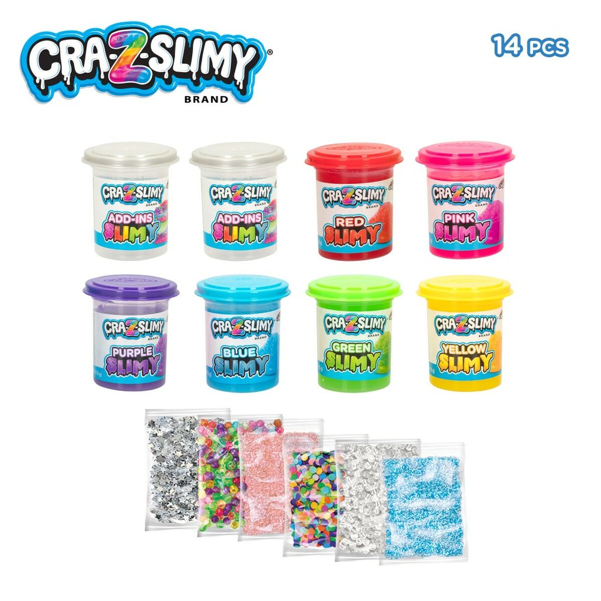 Modellera Spel Cra-Z-Art Bold&Brights (6 antal) Slime - 2