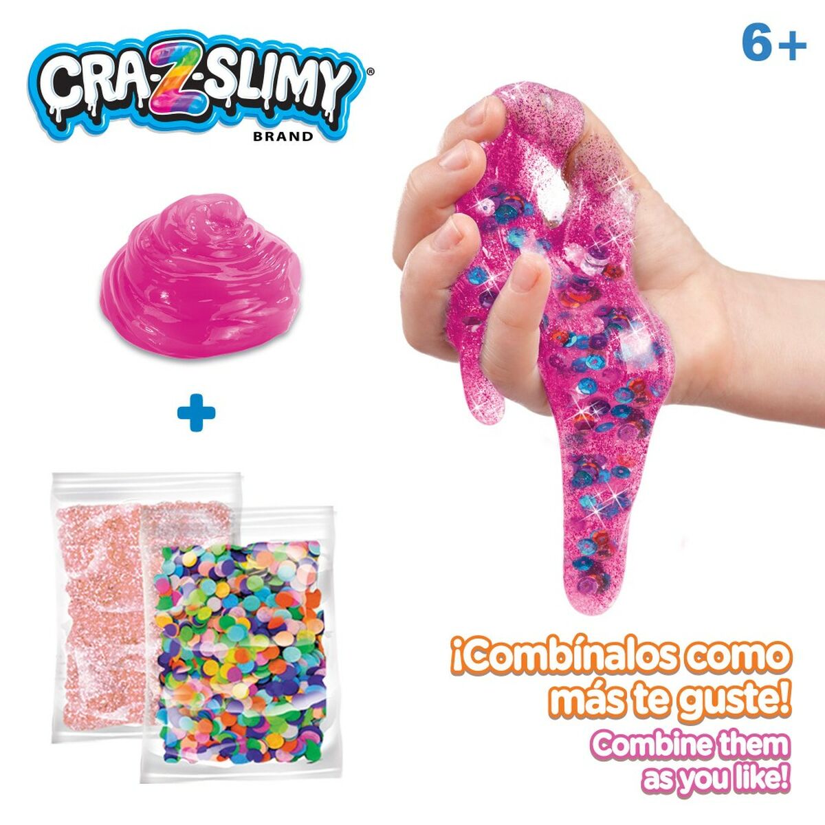 Modellera Spel Cra-Z-Art Bold&Brights (6 antal) Slime - 3