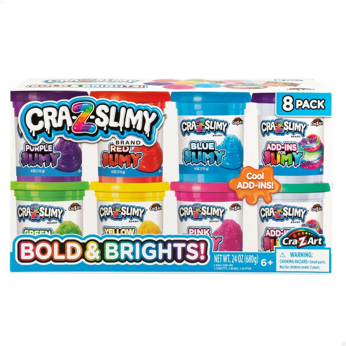 Modellera Spel Cra-Z-Art Bold&Brights (6 antal) Slime - 7