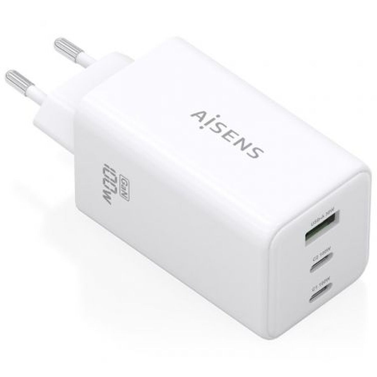 Trådlös laddare Aisens ASCH-100W3P051-W Vit 100 W