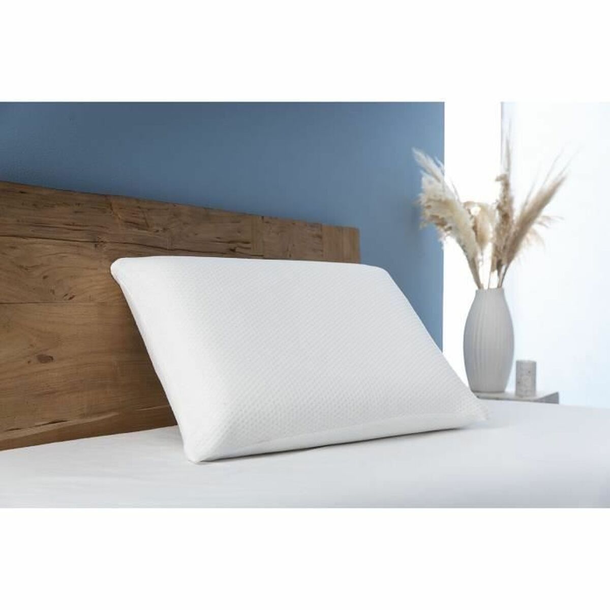 Viskoelastisk kudde Abeil Nuit de Velours Vit 40 x 60 cm - 3