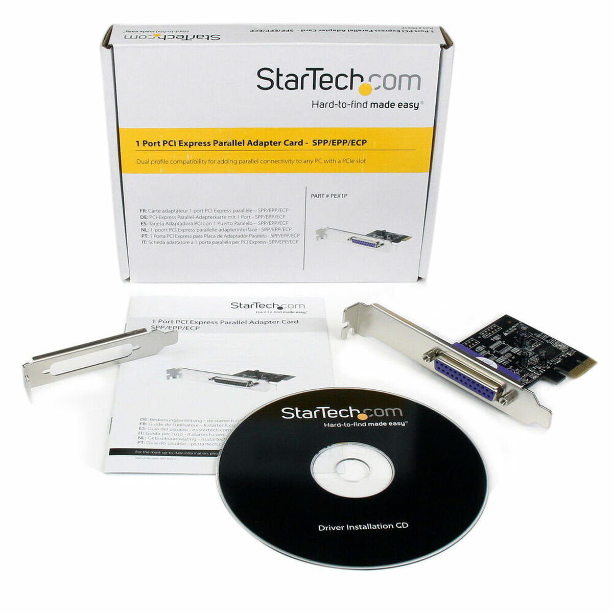 PCI Kort Startech PEX1P2 - 4