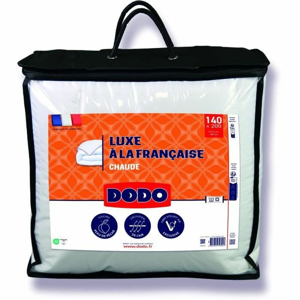 Täcke DODO VOLUPT'AIR Vit 350 g/m² 140 x 200 cm (1 Delar)