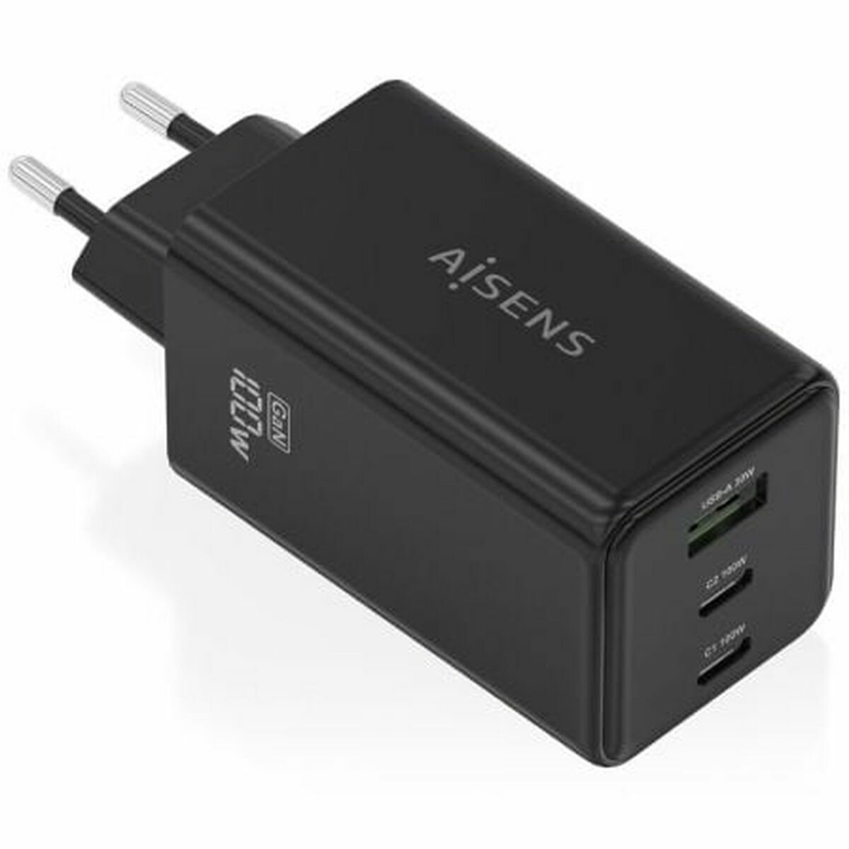 Trådlös laddare Aisens ASCH-100W3P052-BK Svart 100 W