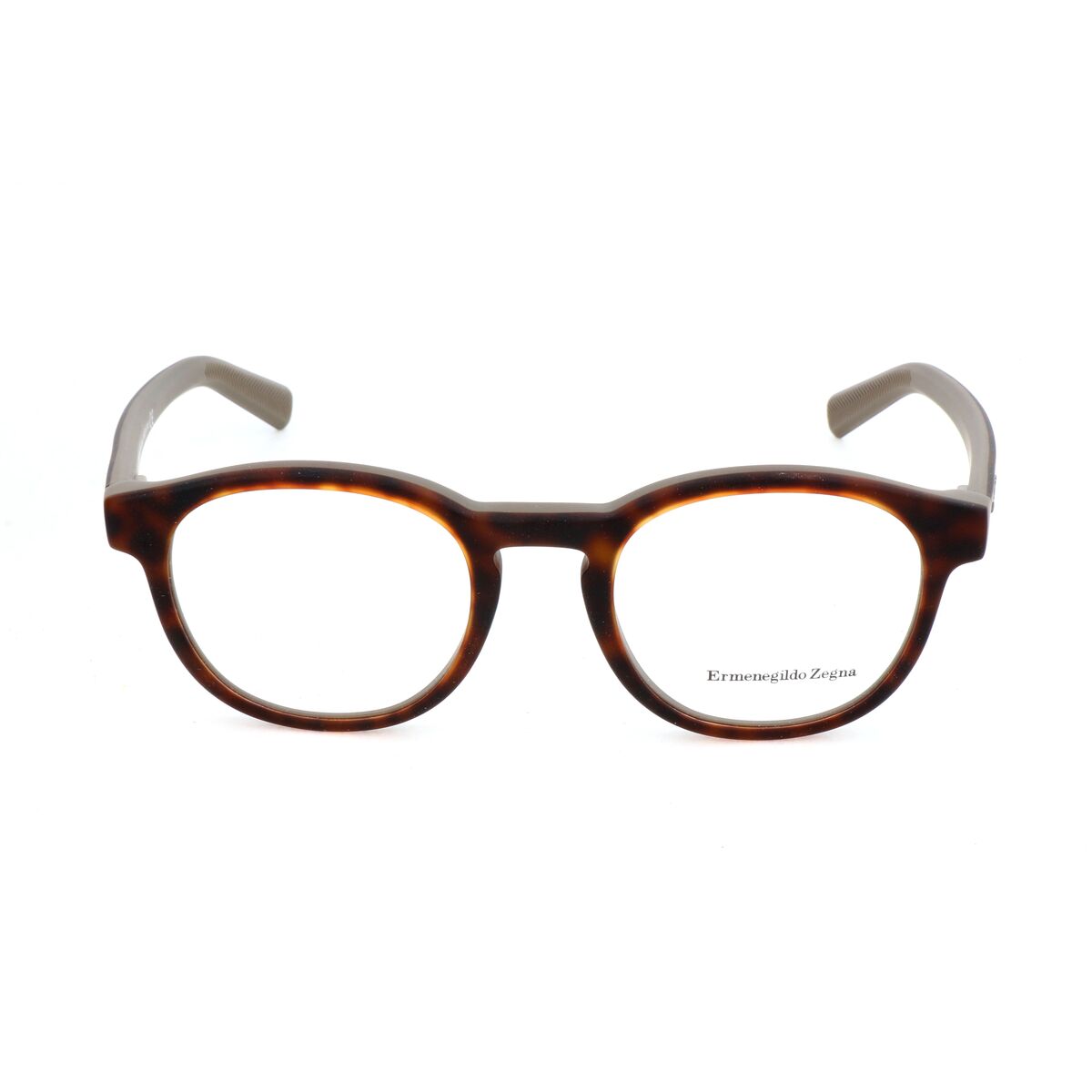 Glasögonbågar Ermenegildo Zegna Brun Ø 50 mm
