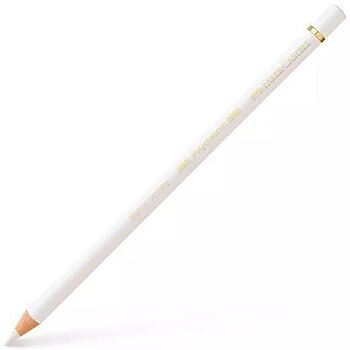 Färgpennor Faber-Castell Polychromos Vit 6 Delar