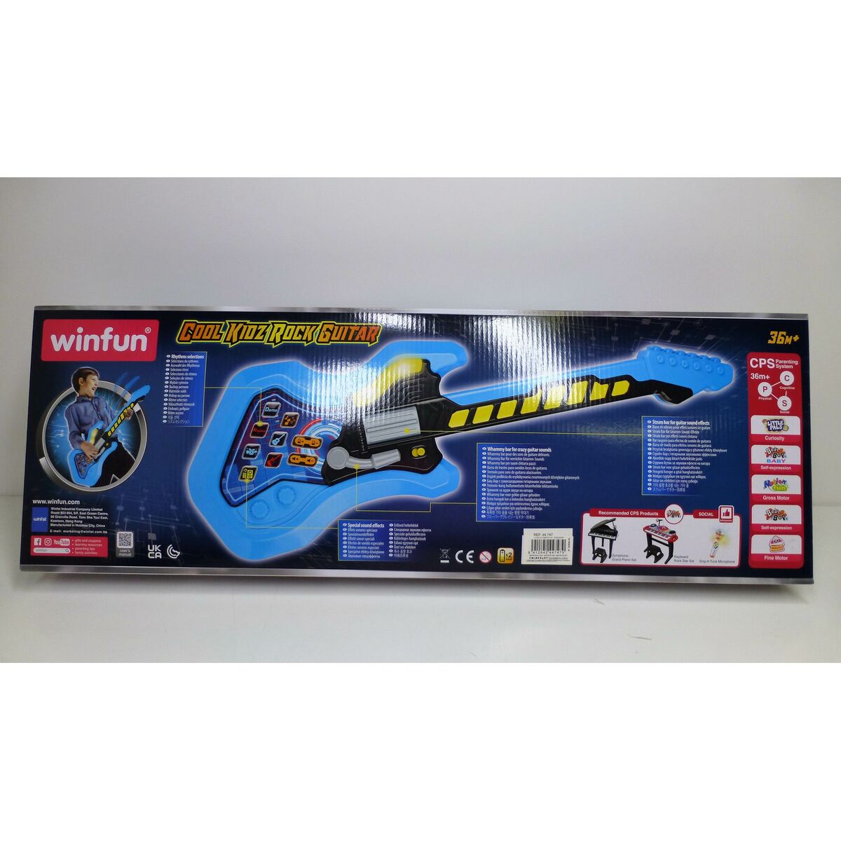 Gitarr för barn Winfun Cool Kidz Elektrisk 63 x 20,5 x 4,5 cm (6 antal) - 9
