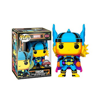 Actionfigurer Funko POP! MARVEL BLACK LIGHT THOR