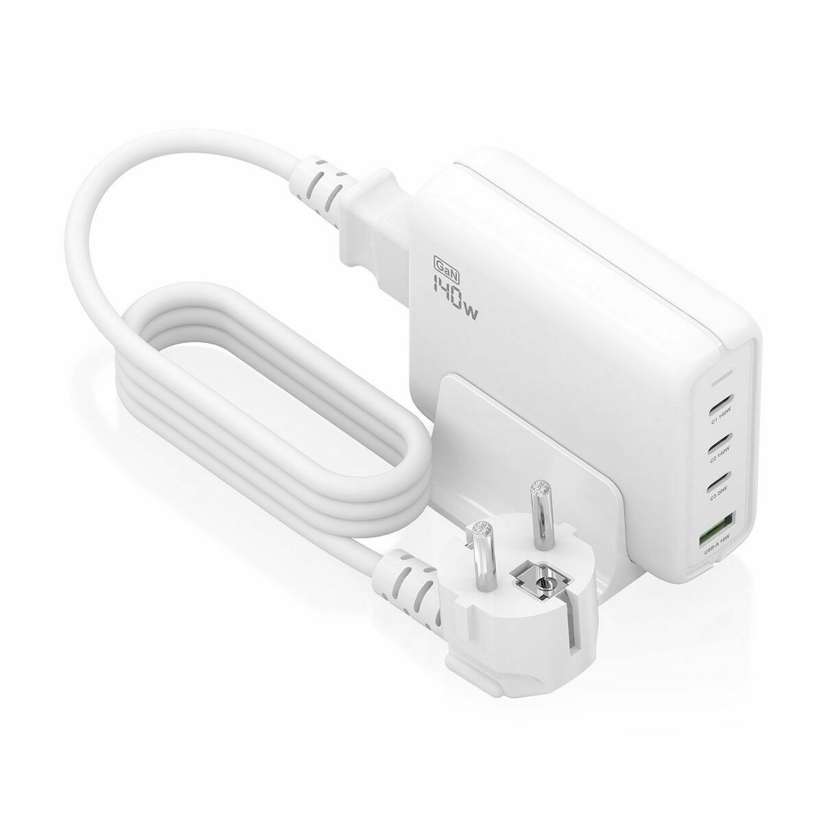 Trådlös laddare Aisens ASCH-140W4P055-W Vit 140 W - 2