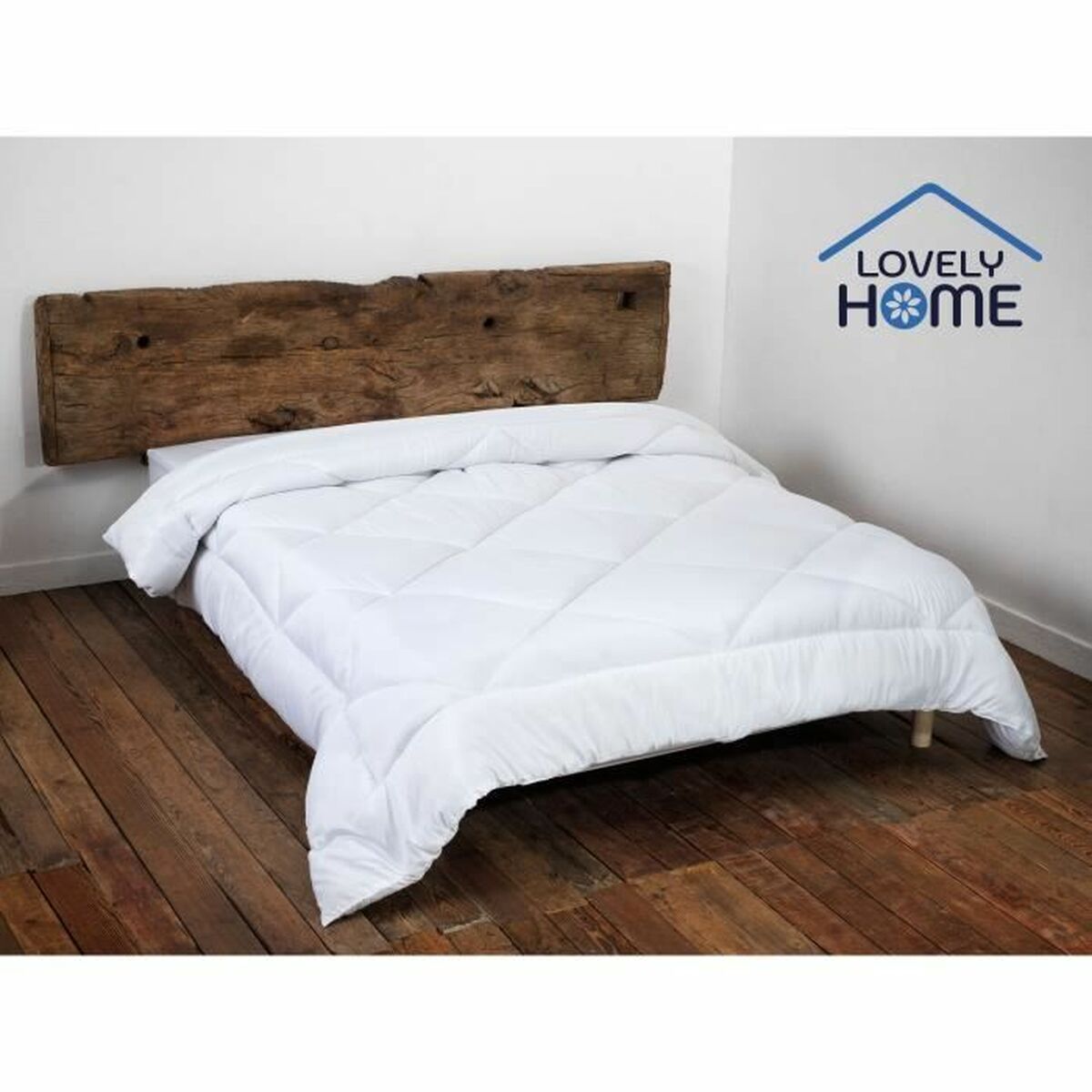 Täcke Lovely Home Vit 240 x 260 cm 450 g/m² (2 Delar) - 4