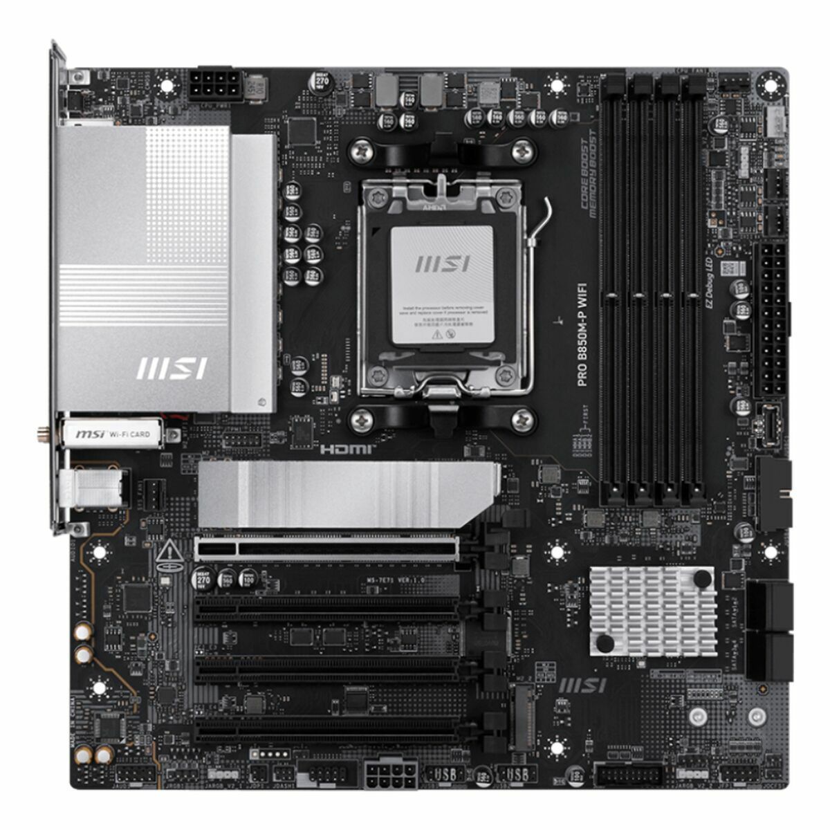 Moderkort MSI 911-7E71-001 AMD B850 AMD AM5 - 2