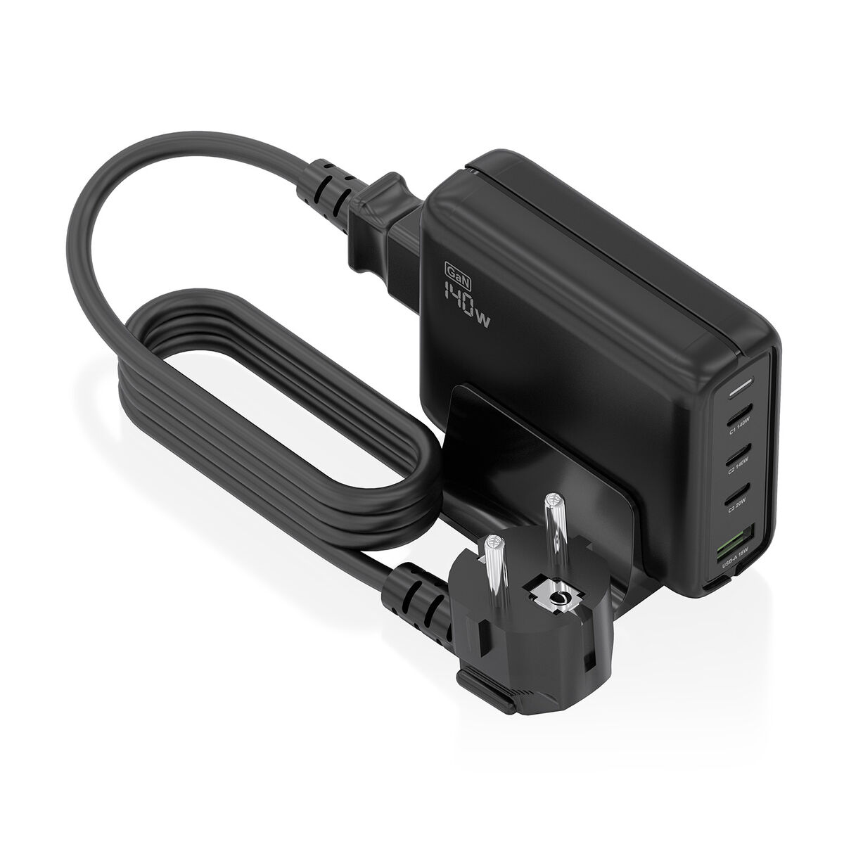 Trådlös laddare Aisens ASCH-140W4P056-BK Svart 140 W - 2