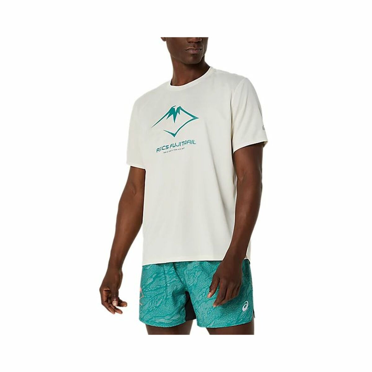 T-shirt med kortärm Herr Asics Fujitrail Logo Ss Top Vit