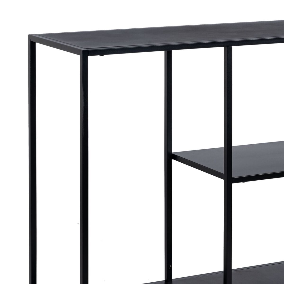 TV-möbler 120,5 x 30 x 81,3 cm Svart Stål - 11