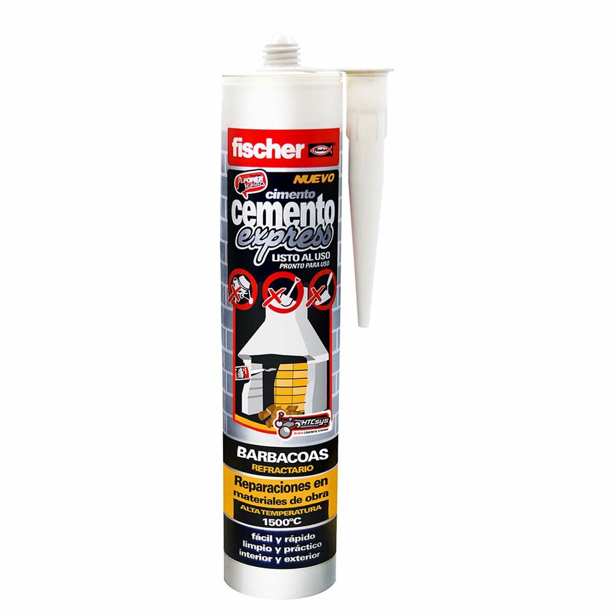Cement Fischer 514853 300 ml 310 ml Grå Transparent Cement - 9