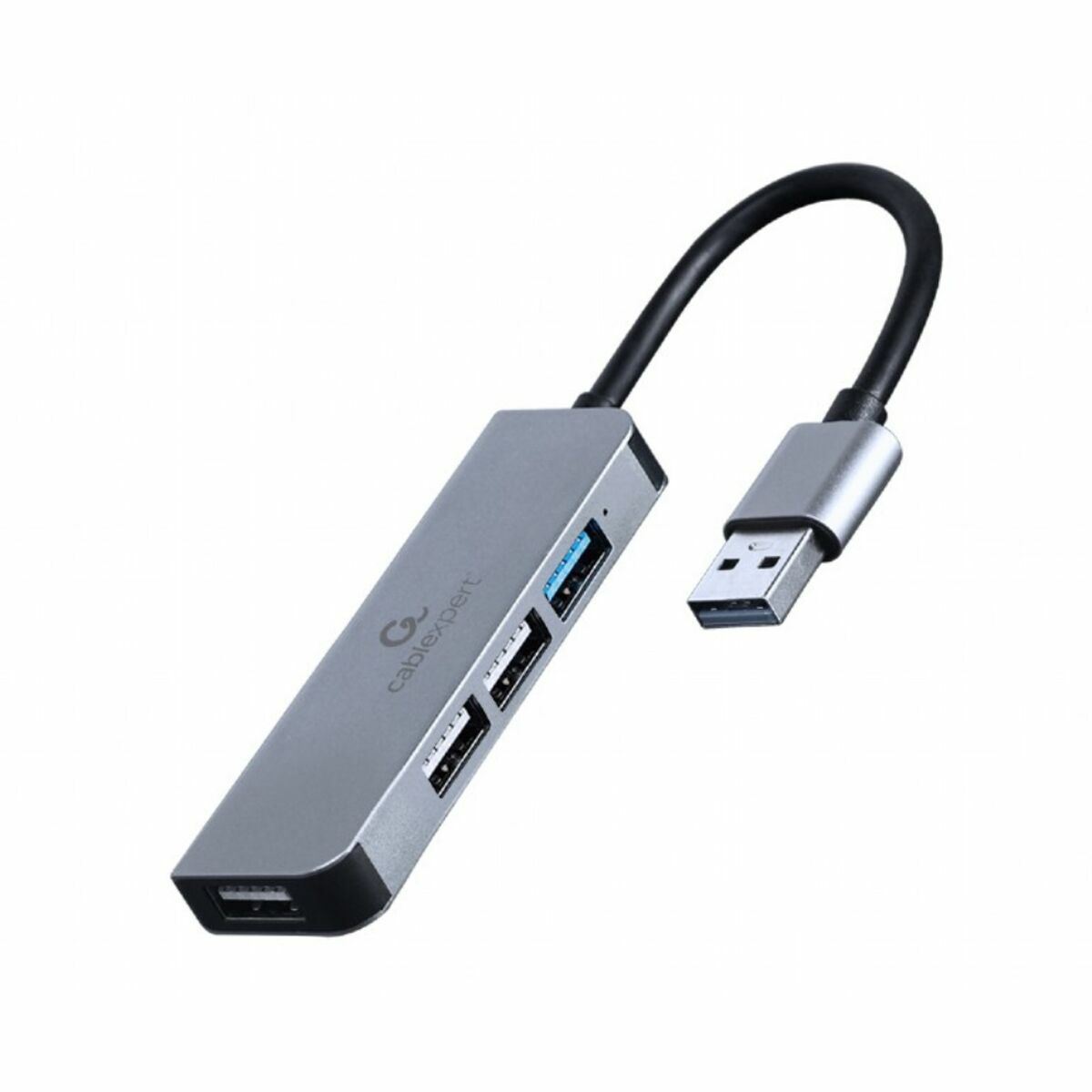 USB-HUB GEMBIRD 4-port USB hub 1 x USB 3.1 + 3 x USB 2.0 Silvrig