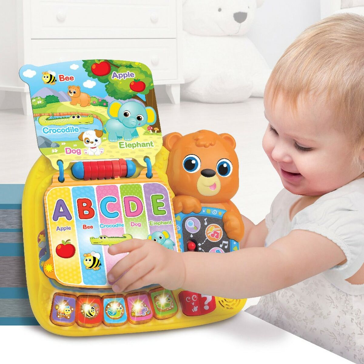 Interaktiv barnbok Winfun 26,5 x 4,5 x 23,5 cm ES (4 antal) - 13