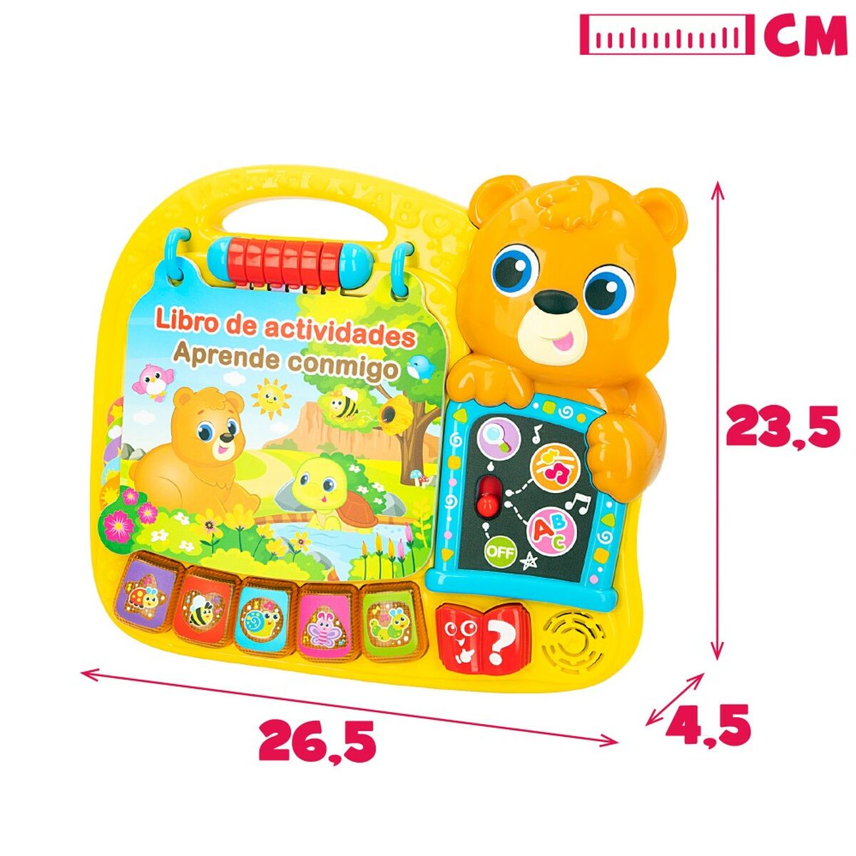 Interaktiv barnbok Winfun 26,5 x 4,5 x 23,5 cm ES (4 antal) - 14