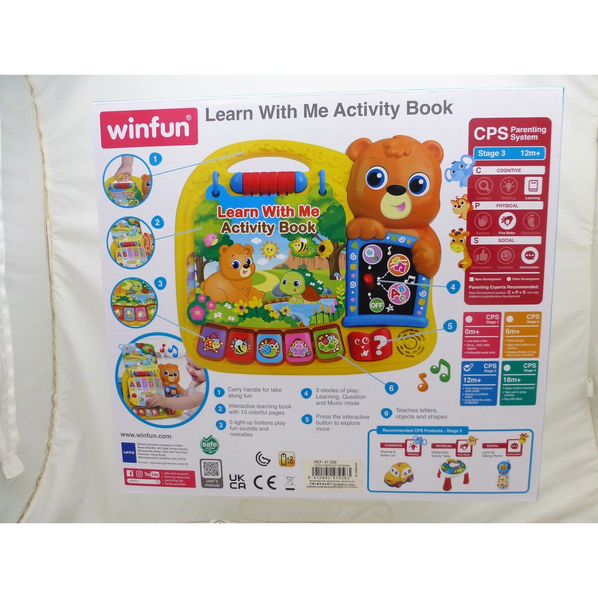 Interaktiv barnbok Winfun 26,5 x 4,5 x 23,5 cm ES (4 antal) - 15