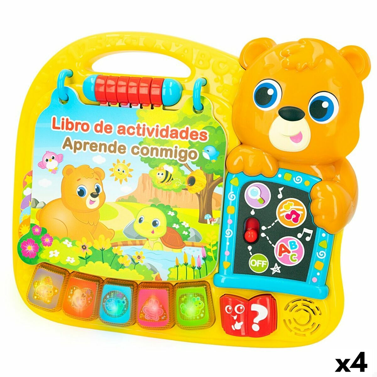 Interaktiv barnbok Winfun 26,5 x 4,5 x 23,5 cm ES (4 antal) - 8