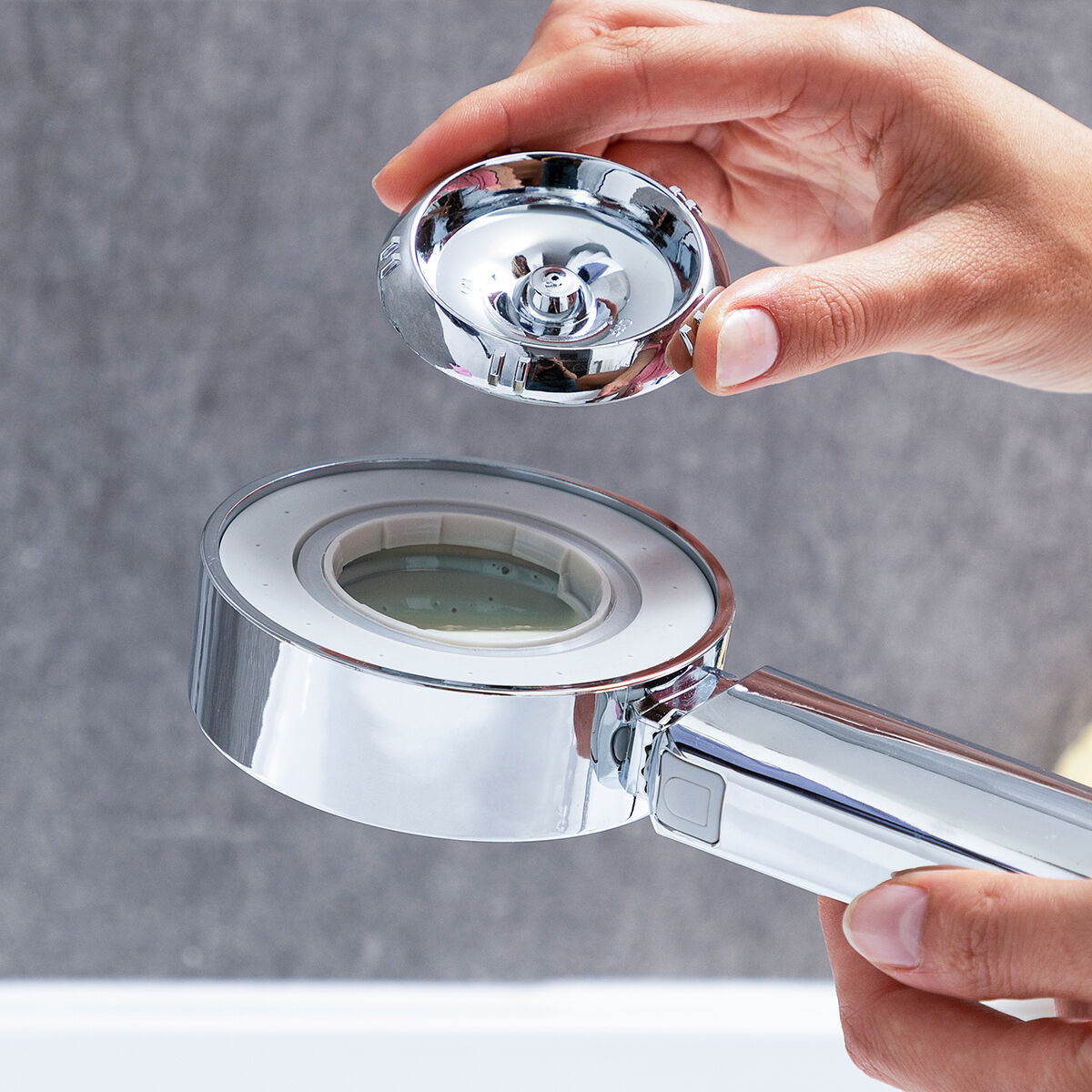 Dubbelt duschhuvud med 3 i 1-dispenser Xawara InnovaGoods - 11