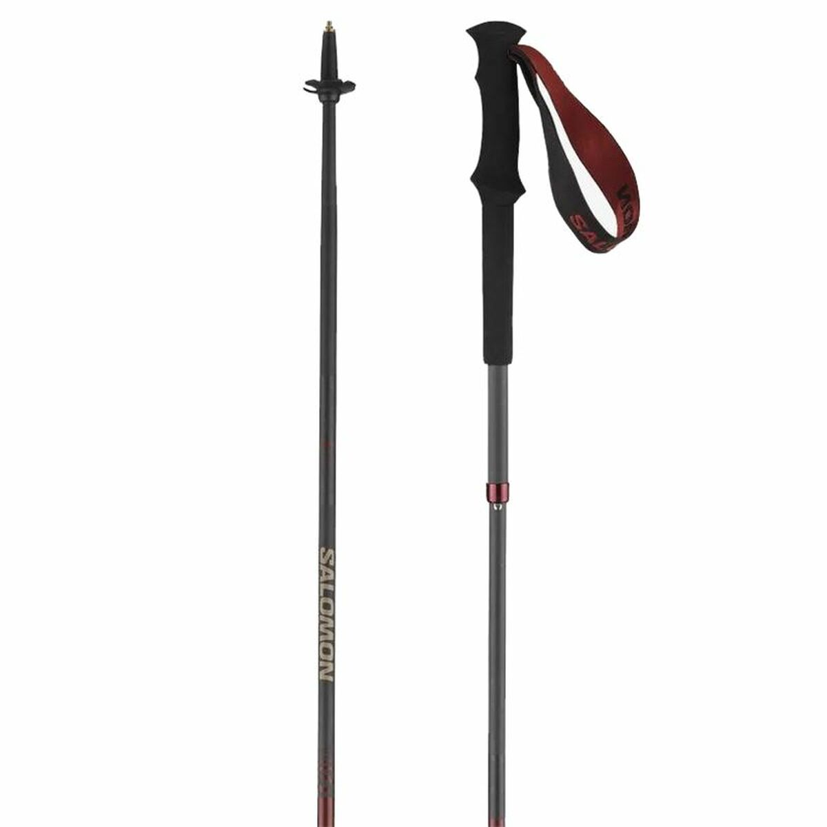 Set med 2 vandringsstavar Salomon Quest Carbon Foldable Svart 120 cm