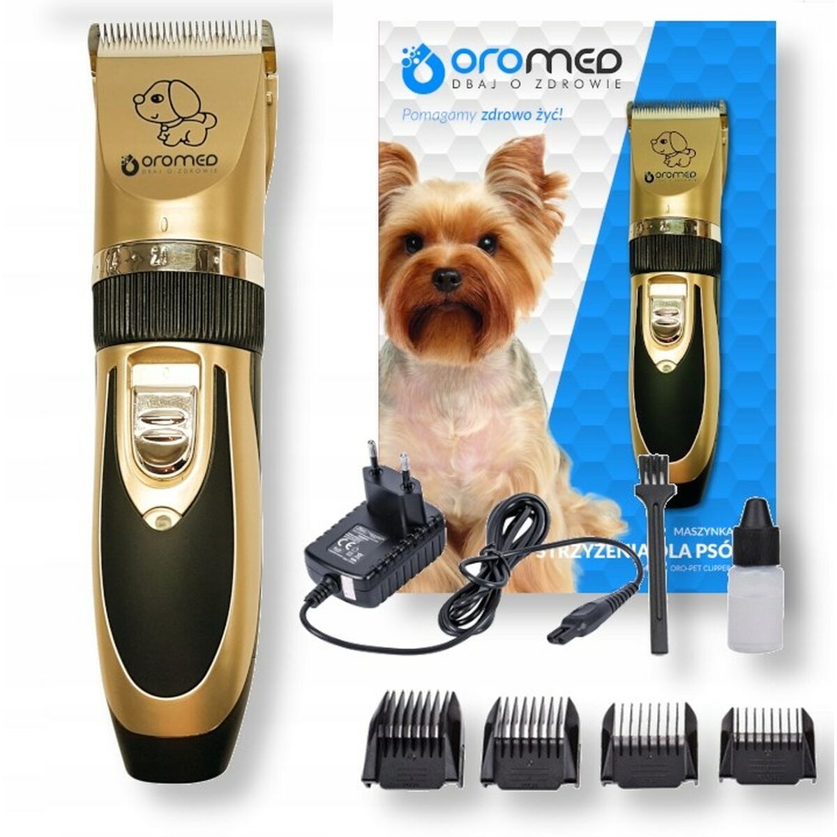 Pälsklippare för husdjur Oromed ORO-PET CLIPPER GOLD 5 pasos - 4