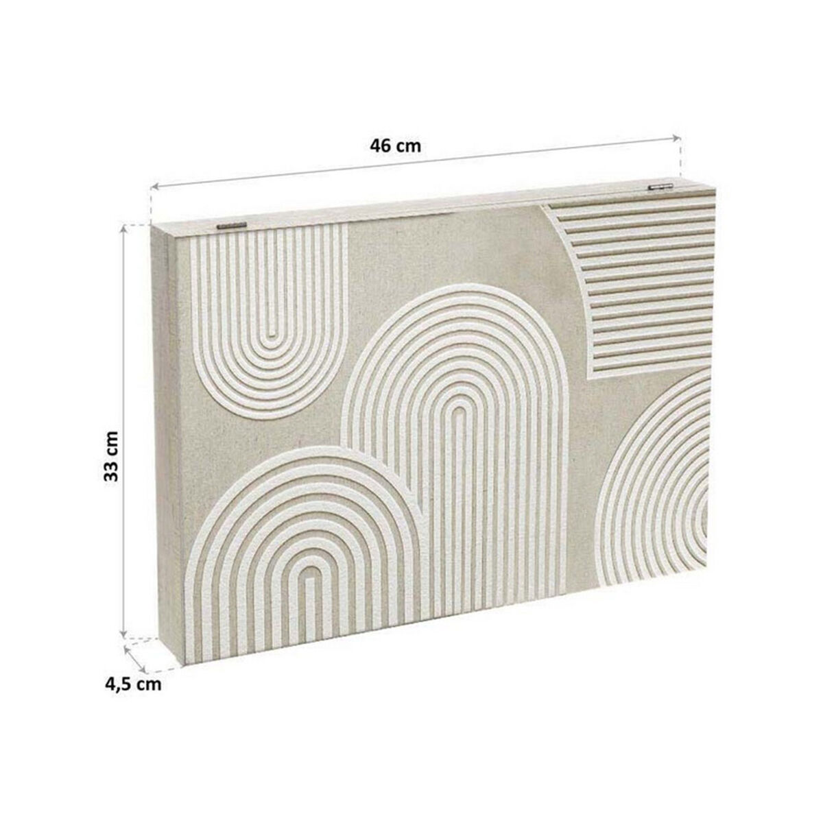 Dekorationslåda Versa Papper Trä MDF - 2