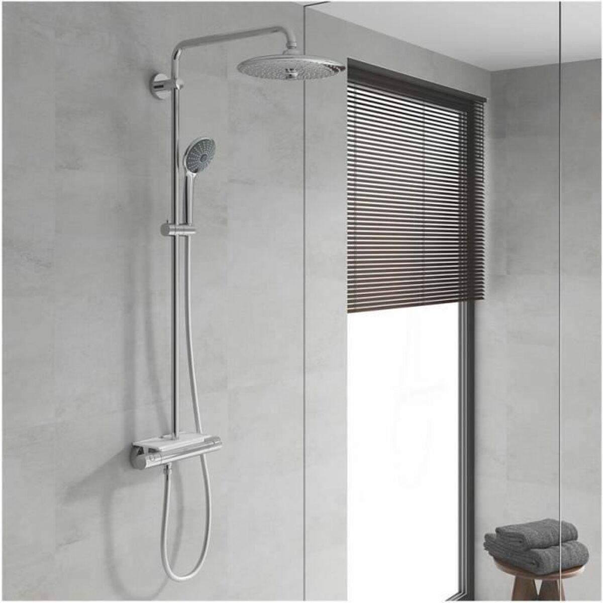 Duschpelare Grohe 26403001 Silikon - 8