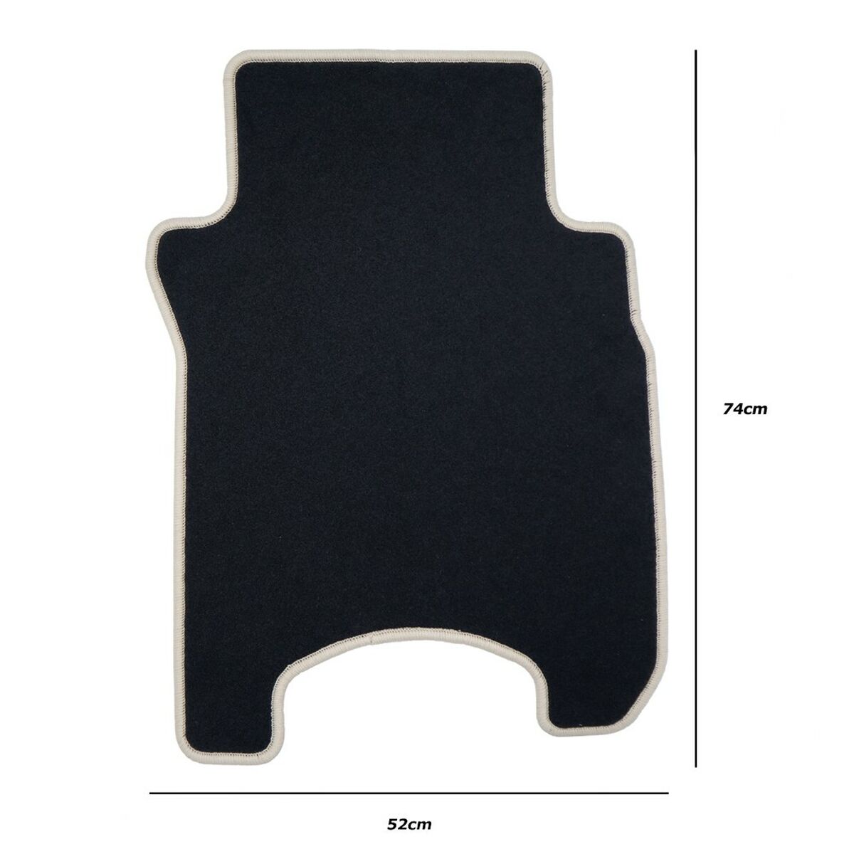 Set med bilgolvmattor OCC Motorsport OCCHN0022 Svart 5 Delar - 5