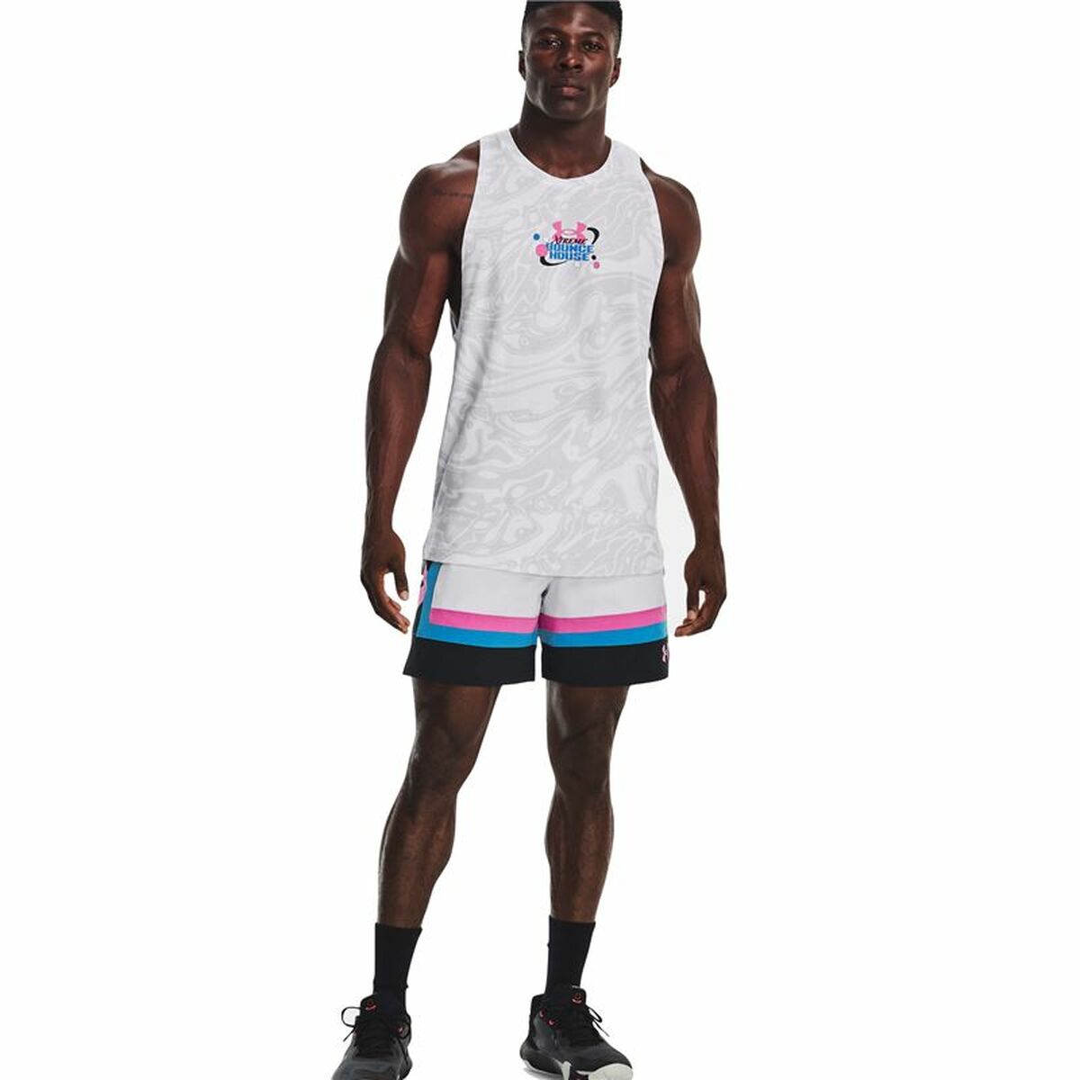 Basketskor, Herr Under Armour Baselin  Vit - 2