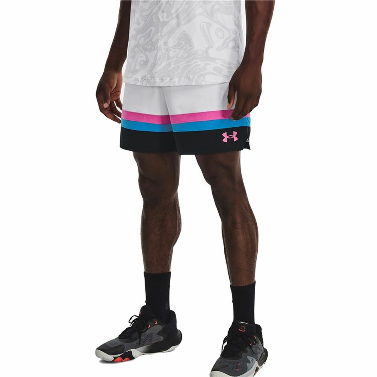 Basketskor, Herr Under Armour Baselin  Vit - 5