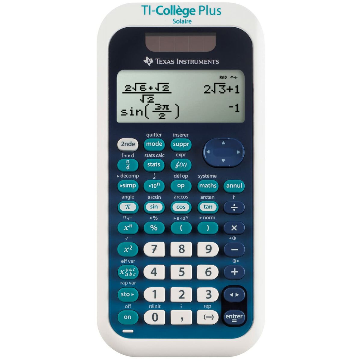 Vetenskaplig Kalkylator Texas Instruments TI College Plus Blå